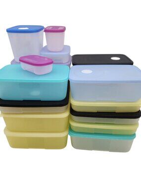 Tupperware 18 Freezer Container Assortment Freezer dials